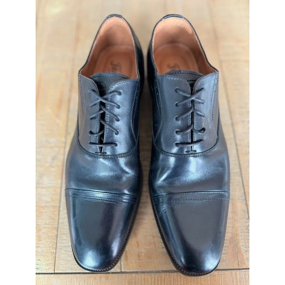 Florsheim Mens 9.5 Sorrento Cap Toe Lace-up Black Oxford Dress Shoe 14292-001
